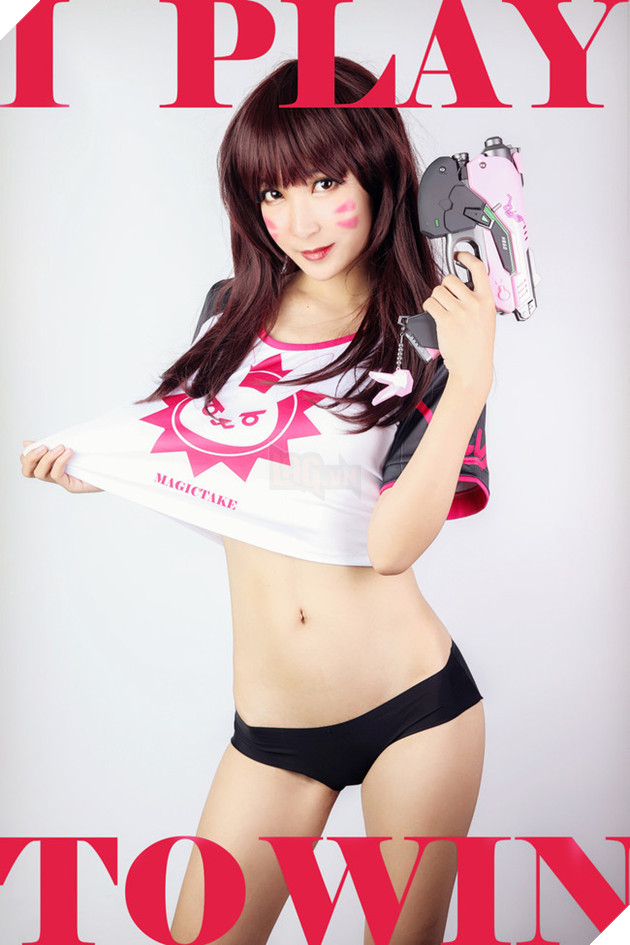 Cosplay D.Va cực gợi cảm trong Overwatch khiến game thủ không khỏi nóng mắt
