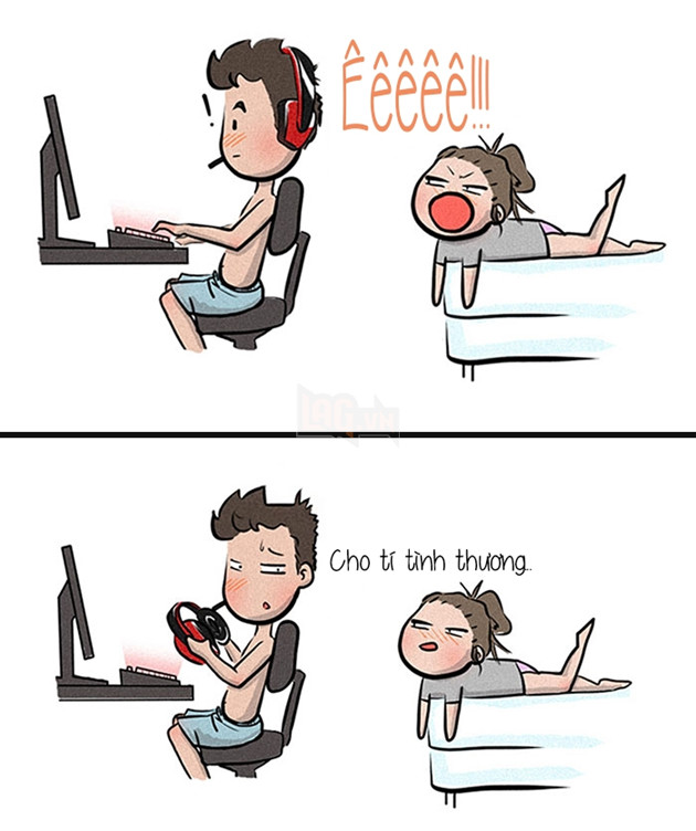 Bộ tranh cặp đôi cho thấy yêu lâu rồi thì chả còn lãng mạn gì cả !!!! 2