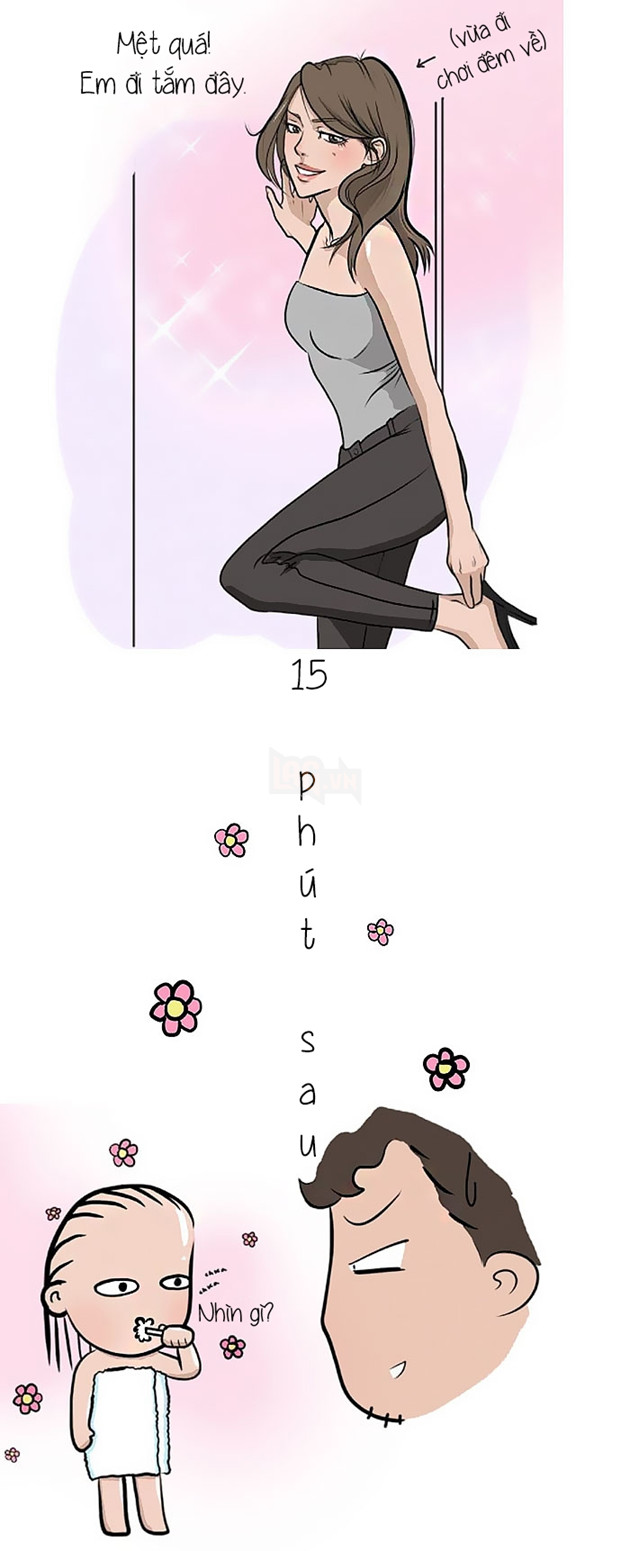 Bộ tranh cặp đôi cho thấy yêu lâu rồi thì chả còn lãng mạn gì cả !!!! 5