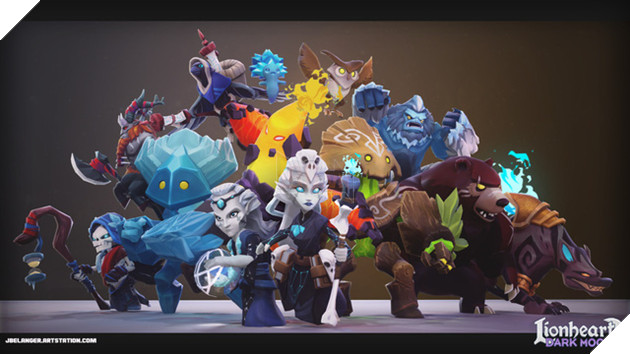 Lionheart: Dark Moon - Game nhập vai lai chiến thuật đồ họa đậm chất fan-art cho Mobile