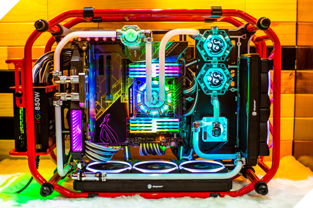 Bộ PC 'máy nổ' cực đẹp này mà để trên bàn chơi game thì quá là chất!