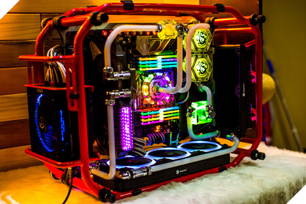 Bộ PC 'máy nổ' cực đẹp này mà để trên bàn chơi game thì quá là chất!