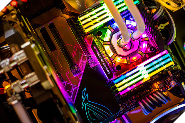 Bộ PC 'máy nổ' cực đẹp này mà để trên bàn chơi game thì quá là chất!