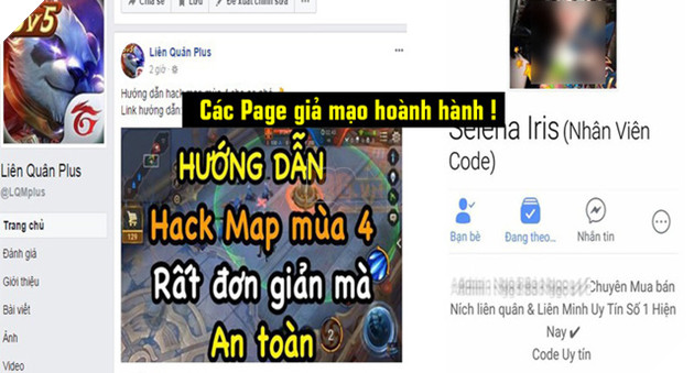 Liên Quân Mobile: Các page giả mạo fanpage chính thức nở rộ, người chơi bị lừa ngày càng nhiều