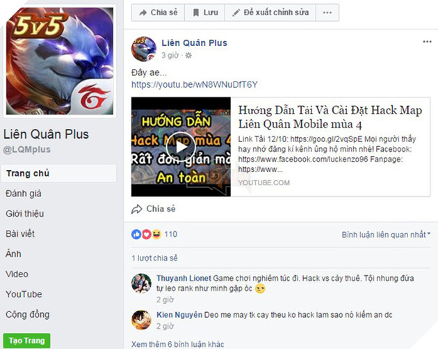 Liên Quân Mobile: Các page giả mạo fanpage chính thức nở rộ, người chơi bị lừa ngày càng nhiều