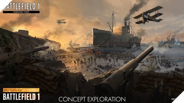Battlefield 1: Nội dung bản DLC Turning Tides ra mắt cuối năm nay