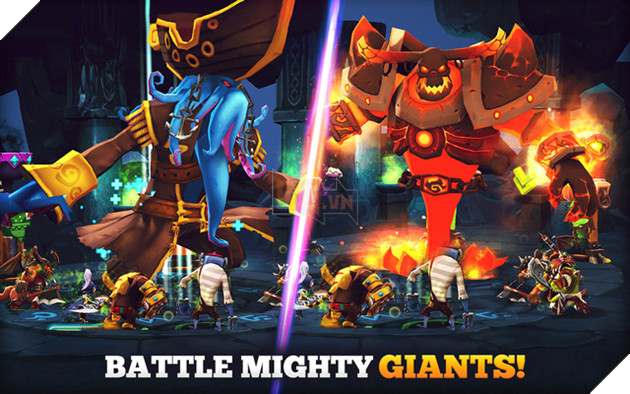 Giants War: Game thẻ tướng mới Của GAMEVIL chính thức Closed Beta ngày 17/10