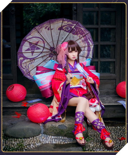 Cùng chiêm ngưỡng nét đẹp kì ảo từ cosplay nàng Kagura xinh đẹp trong Onmyoji 3