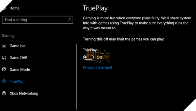 Windows 10 đã chính thức sở hữu hệ thống anti-cheat với tên gọi TruePlay