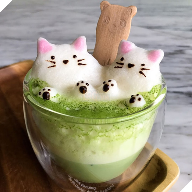 Nghệ thuật đúc tượng hoạt hình 3D làm từ bọt cà phê - Ảnh 13.