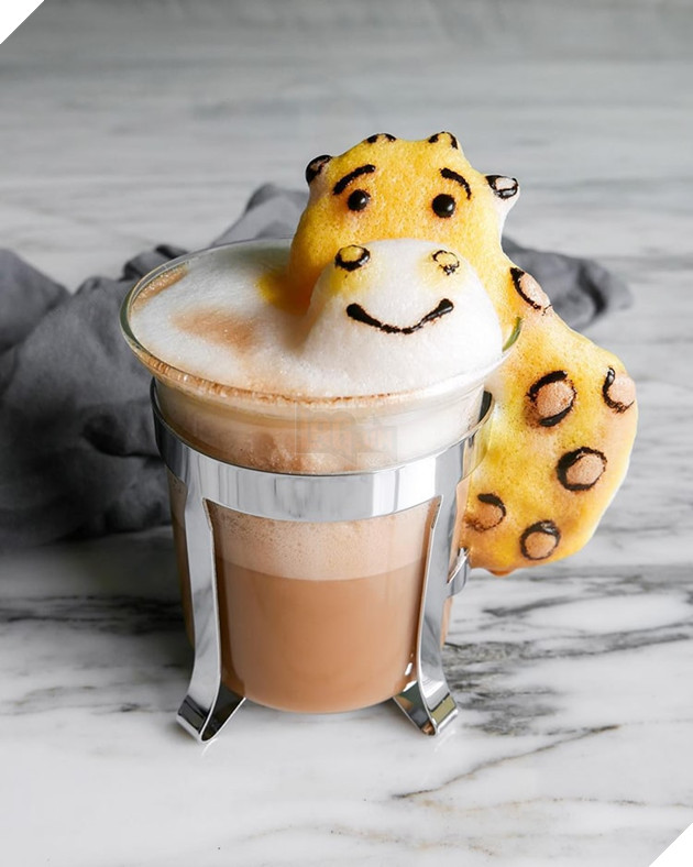 Nghệ thuật đúc tượng hoạt hình 3D làm từ bọt cà phê - Ảnh 5.