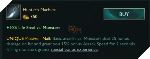 Kayn của Levi được tăng sức mạnh, trang bị đi rừng được Riot cho thêm hiệu ứng mới