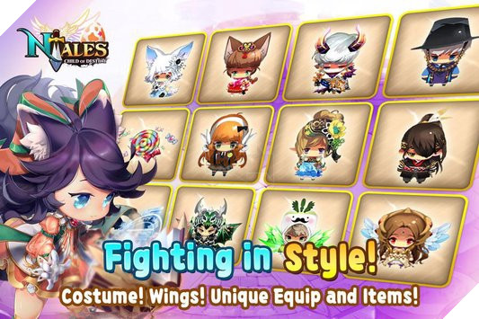 NTales: Child of Destiny - ARPG Anime chibi cực hay lọt "Top Trending" trên Google Play