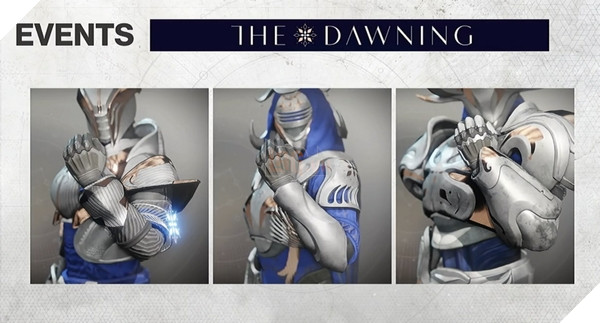 Bộ giáp trụ độc quyền cho sự kiện The Dawning trong Destiny 2