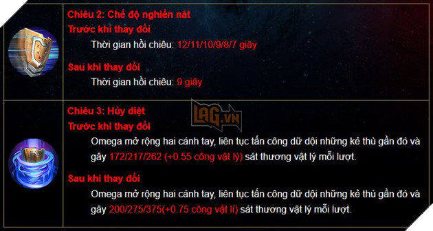 Liên Quân Mobile: Chi tiết các thay đổi về tướng trong Thời Đại Xạ Thủ Big Update Phần 1  21