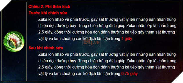 Liên Quân Mobile: Chi tiết các thay đổi về tướng trong Thời Đại Xạ Thủ Big Update Phần 1  19