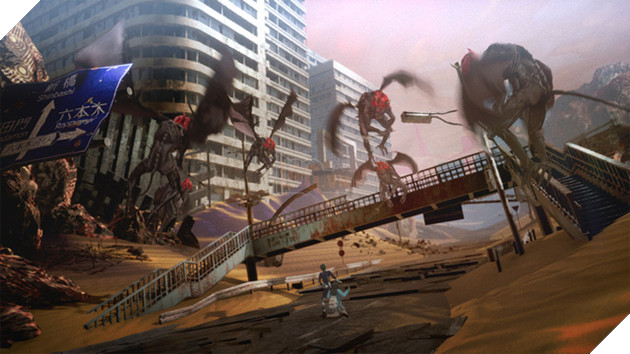 
Tokyo đổ nát và tràn ngập quái vật
