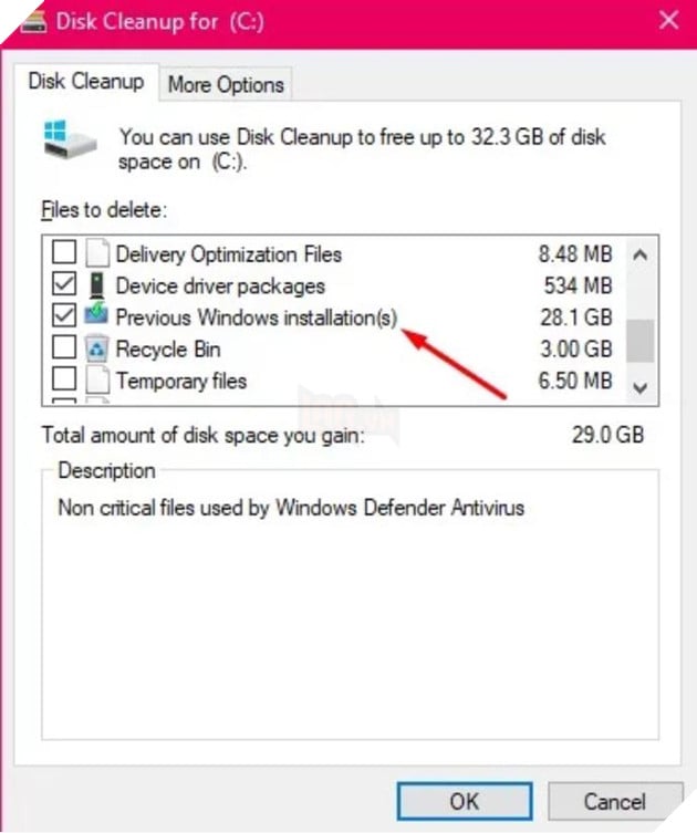 Windows.old là gì, có nên giữ lại và khi nào cần xóa để giải phóng dung lượng? 4