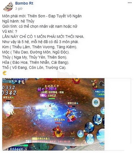 VLTK Mobile: Thiên Sơn được dự đoán là môn phái sẽ xuất hiện tiếp theo 3