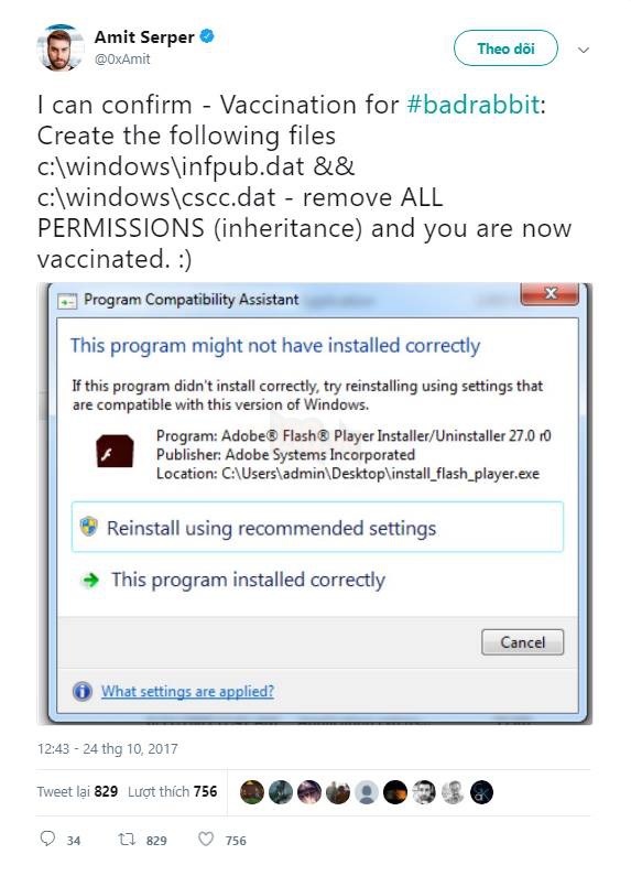 Hướng dẫn chi tiết cách phòng chống ransomware Bad Rabbit - Ảnh 9.