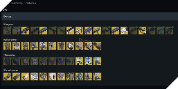 Destiny 2: Công cụ giúp người chơi thu thập vũ khí và giáp trụ