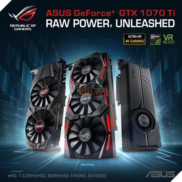 Lộ diện card đồ họa Asus GeForce GTX 1070 Ti, hiệu năng tiệm cận GTX 1080, giá thấp hơn 2 triệu