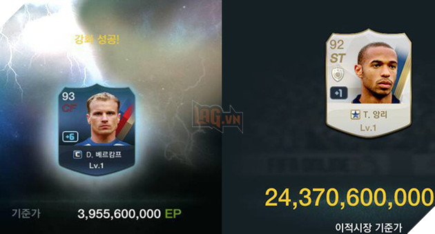 FIFA Online 3: Cứ mở hoặc ép được thẻ có giá trị trên 3 tỷ EP, hiệu ứng thẻ sẽ hoành tráng như này đây