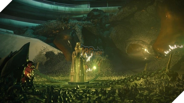 Khu vực The Hive trên hành tinh Titan trong Destiny 2 thích hợp cho chủ đề kinh dị