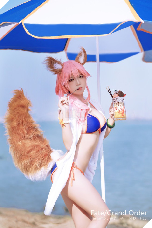 Tuyệt vời cosplay Cửu Vĩ Linh Hồ cực nóng bỏng trong Fate/Grand Order