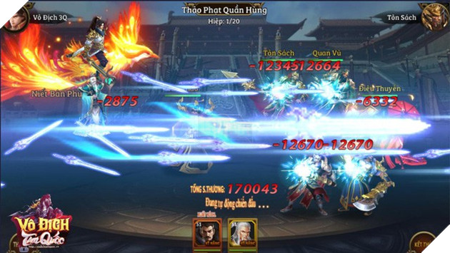 Hiệu ứng chiến đấu trong Vô Địch Tam Quốc là cực kì “chất” thể hiện hào khí Tam Quốc