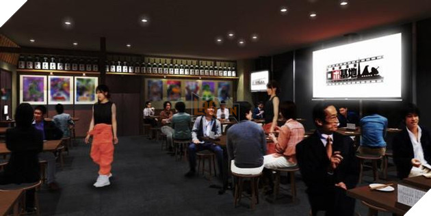 
Không gian bên trong Robo Kichi.
