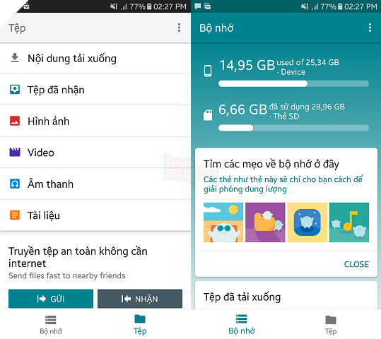 Google Files Go: Ứng dụng quản lý dữ liệu tiềm năng sắp được phát hành 5