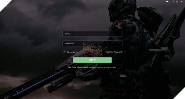 
Sử dụng tài khoản của Epic Game (nếu có), hoặc đăng ký tài khoản mới tại đây.
