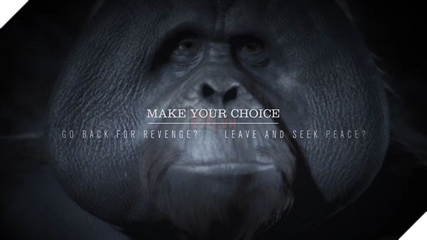 Đưa ra lựa chọn là lối chơi chính trong Planet of the Apes: Last Frontier