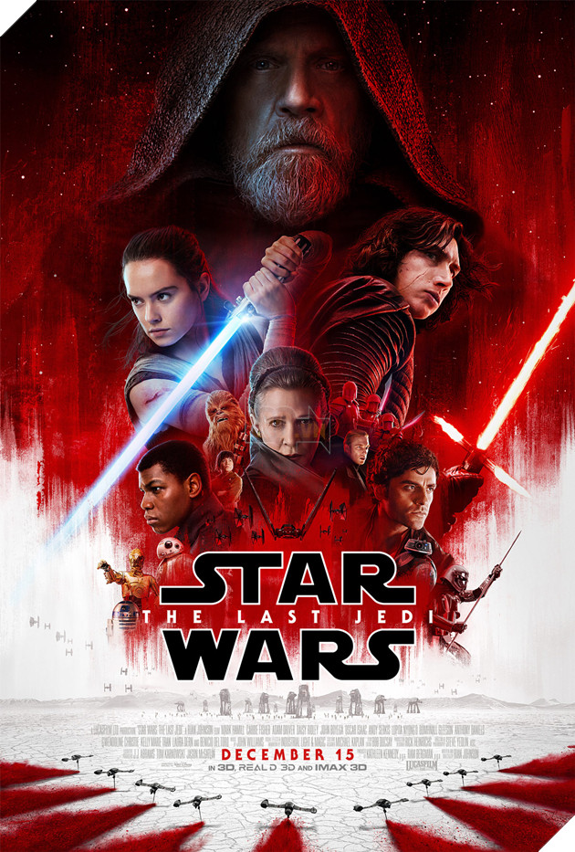 Kết quả hình ảnh cho star wars the last jedi poster