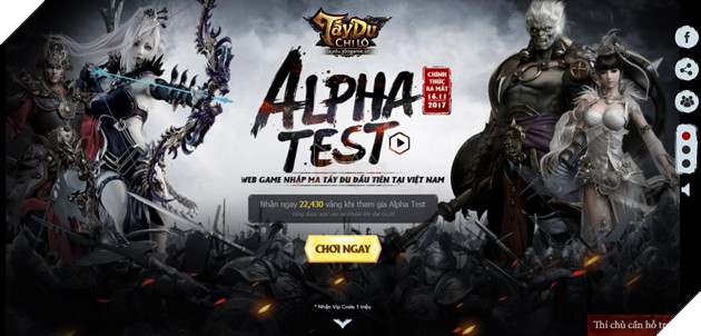 game thủ có thể chơi ngay tây du chi lộ