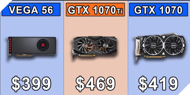 GTX 1070 vs GTX 1070 Ti vs Vega 56 benchmarks game bom t n