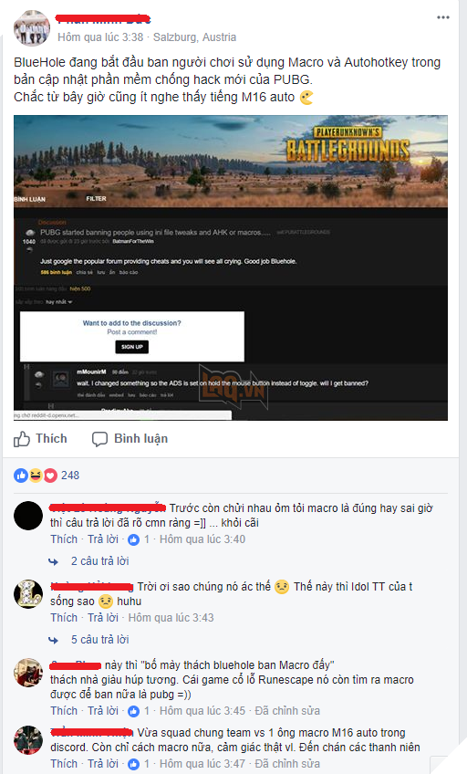 PUBG quyết định cấm Macro, cộng đồng đã có thể ngừng tranh cãi được rồi