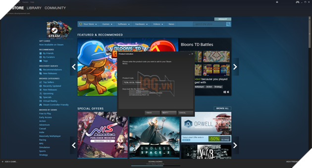 
Sau đó add game vào Steam.
