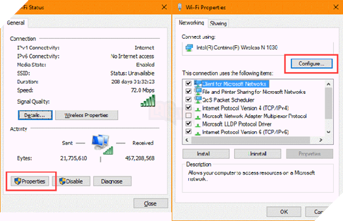 Thiết lập máy tính tự động vô hiệu hóa Wi-Fi khi vào mạng LAN 3