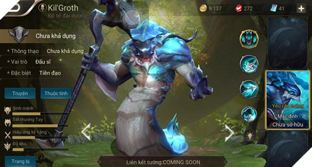 Liên Quân Mobile: Vị tướng thứ 56 sẽ là “đồng hương” của Cresht – thủy quái Kil’groth
