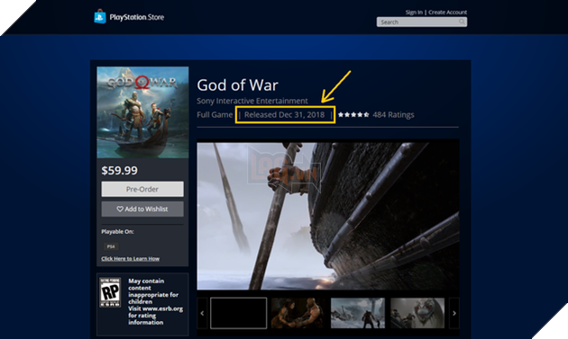 Sony đính chính ngày ra mắt của God of War, game thủ sẽ phải chờ dài cổ thêm một thời gian nữa