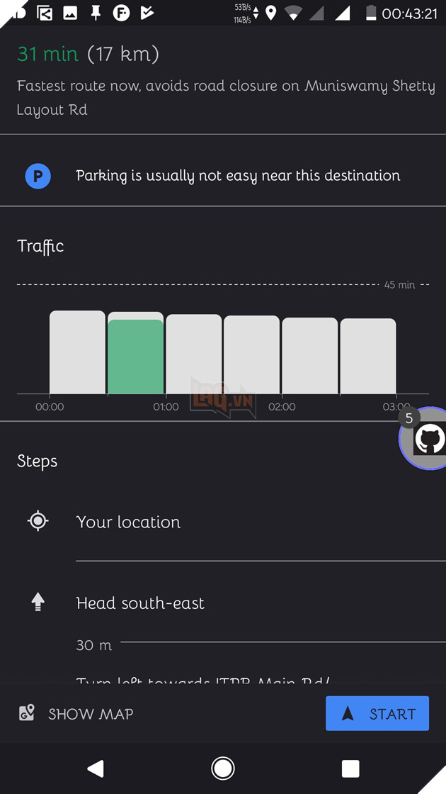 Google Maps bổ sung chế độ dẫn đường cho xe máy 2