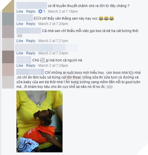 
Một bạn nữ chia sẻ "boss" nhà mình ăn nhiều thịt sung sướng sang mồm đến nỗi bị gout luôn.