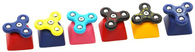 Xuất hiện keycap gắn fidget spinner cực kỳ độc đáo, giá lên tới 20 USD/1 chiếc