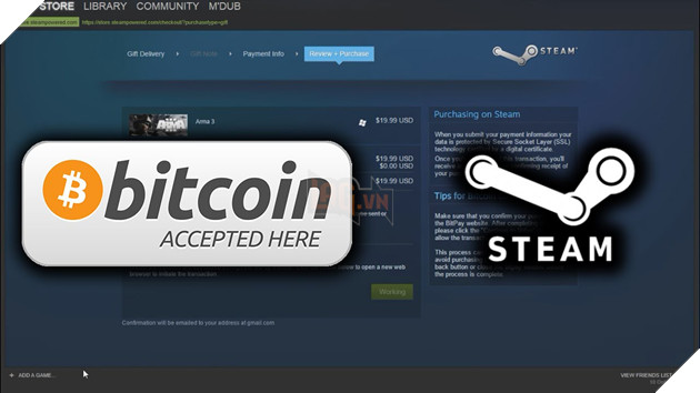 Giá tăng chóng mặt không kiểm soát nổi, Steam buộc phải bỏ việc bán game bằng Bitcoin