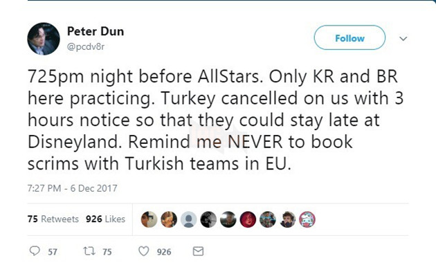 LMHT: Hủy đấu tập để đi chơi công viên Disney Land, đội tuyển Siêu Sao Thổ Nhĩ Kỳ bị dọa tẩy chay, HLV Tinikun nhớ lại chuyện cũ ở CKTG mùa 7