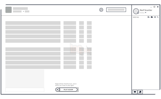 Những người được mời có thể thấy đồng đội đã sẵn sàng cho việc chơi tiếp lần nữa
