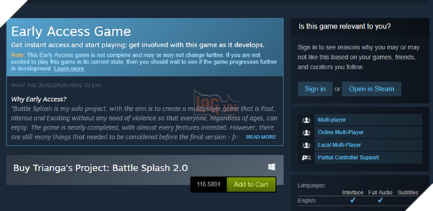 Với giá chỉ bằng “vài cốc trà sữa”, bạn có sẵn sảng ủng hộ game Việt trên Steam?