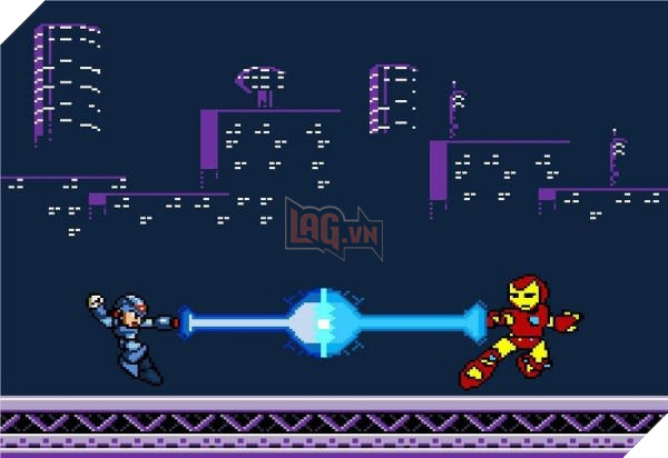 
Megaman X đấu với Iron Man lần đầu ra mắt trên nền tảng Excel
